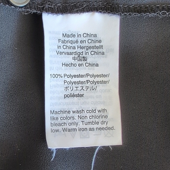 Madewell Womens Medium Long Sleeve Blouse Black Classic Office Contemporary - Picture 8 of 8